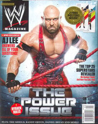 World Wrestling Entertainment September 2013 Magazine Back Copies Magizines Mags