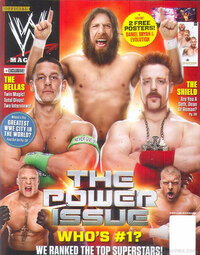 World Wrestling Entertainment June 2014 magazine back issue