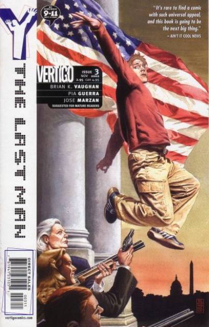 Y: The Last Man # 3, November 2002, Y: The Last Man # 3, November 2002 Comic Book Back Issue Published by DC Comics, Y: The Last Man # 3, November 2002