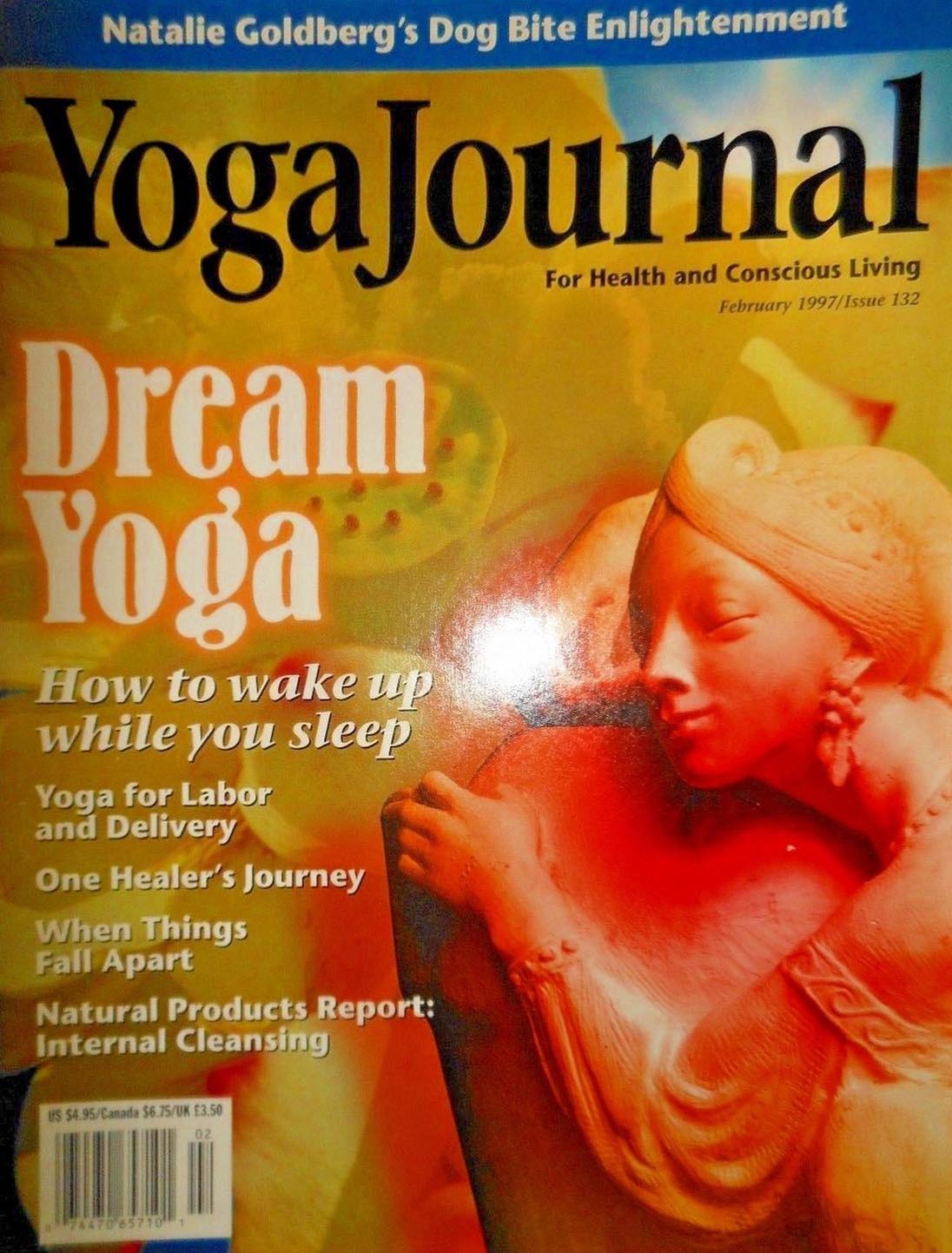 Yoga Journal February 1997 magazine back issue Yoga Journal magizine back copy 