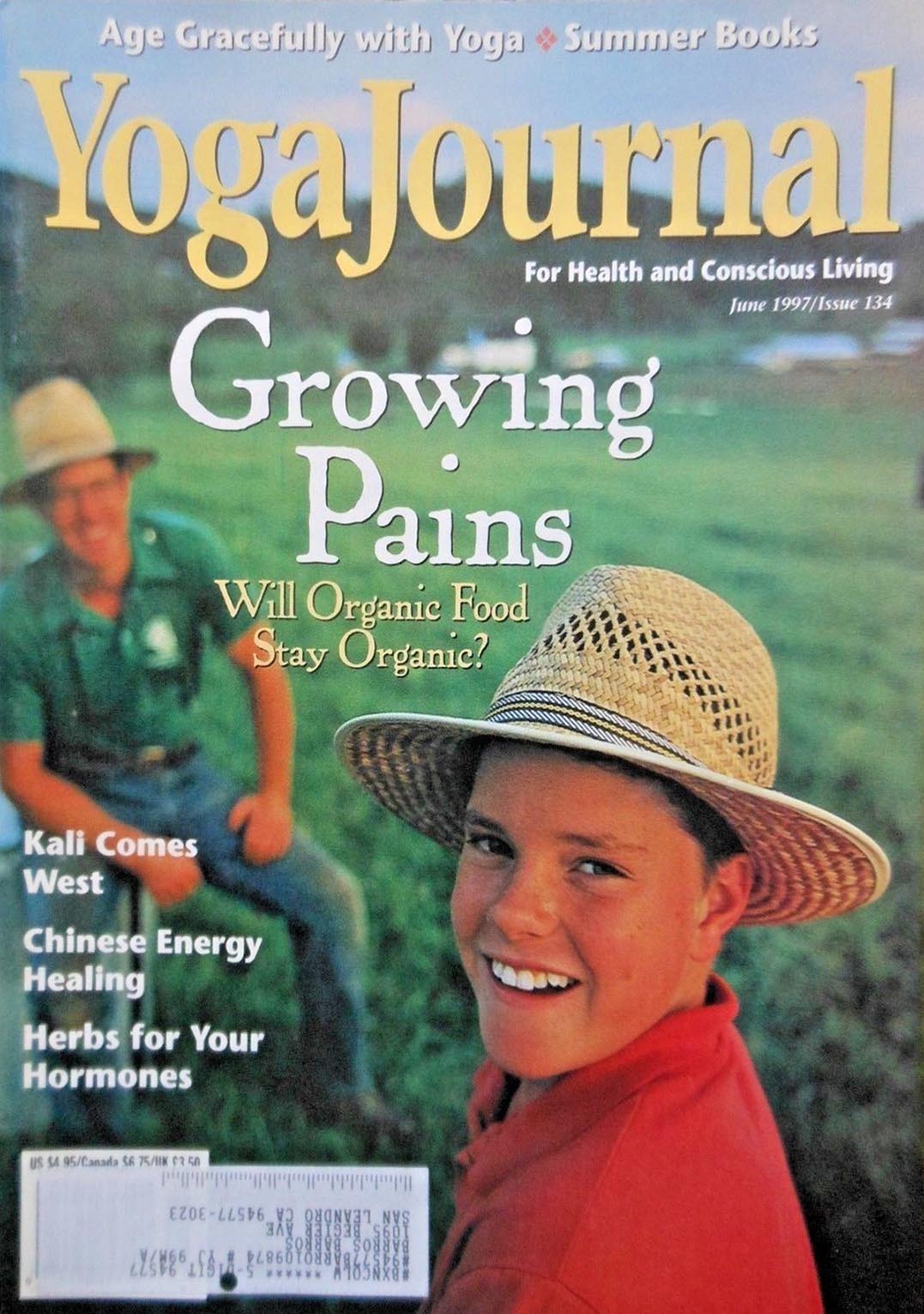 Yoga Journal June 1997 magazine back issue Yoga Journal magizine back copy 