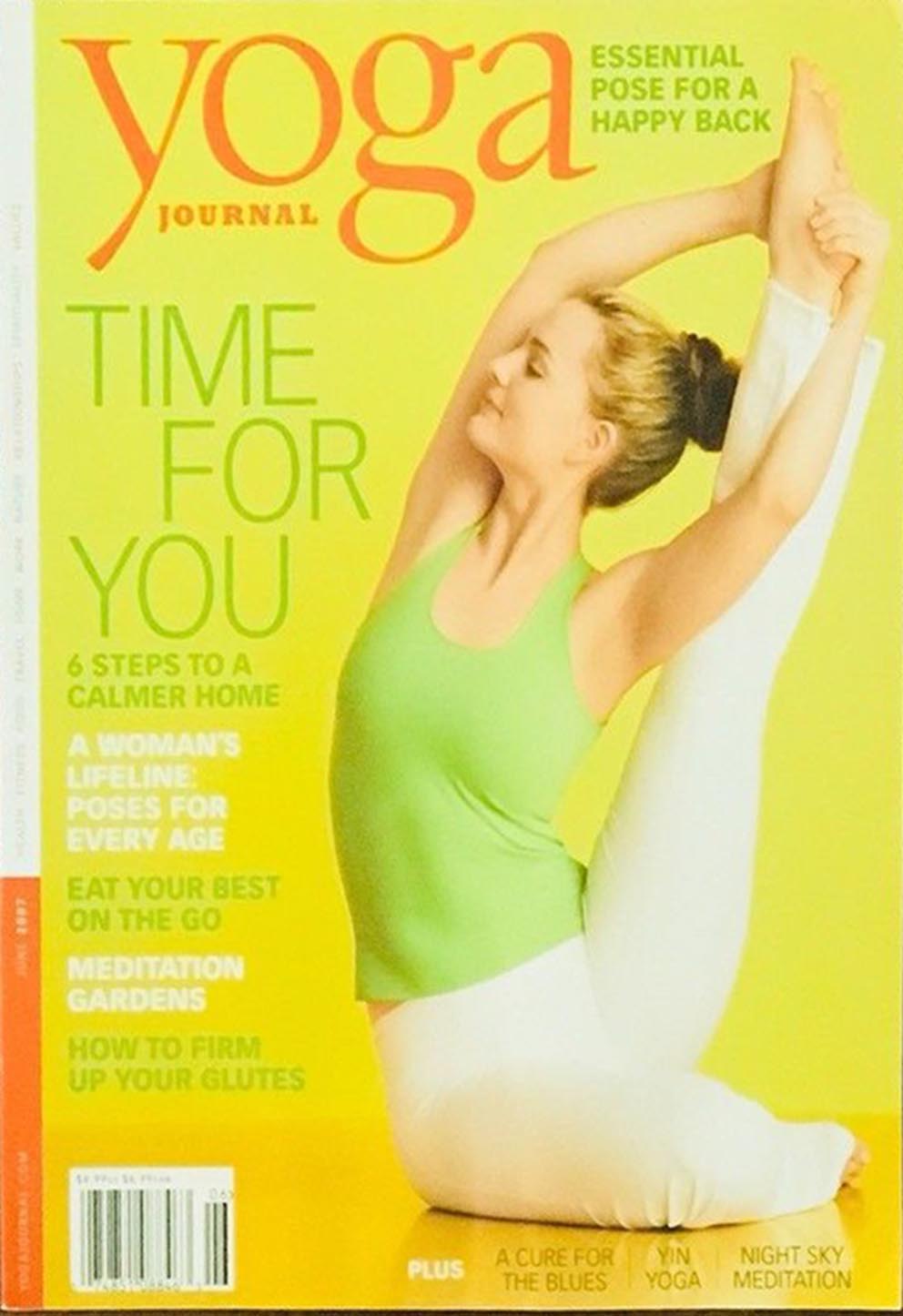 Yoga Journal June 2007 magazine back issue Yoga Journal magizine back copy 