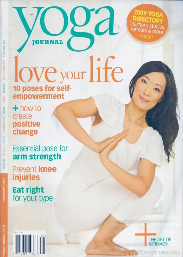 Yoga Journal February 2009 magazine back issue Yoga Journal magizine back copy 