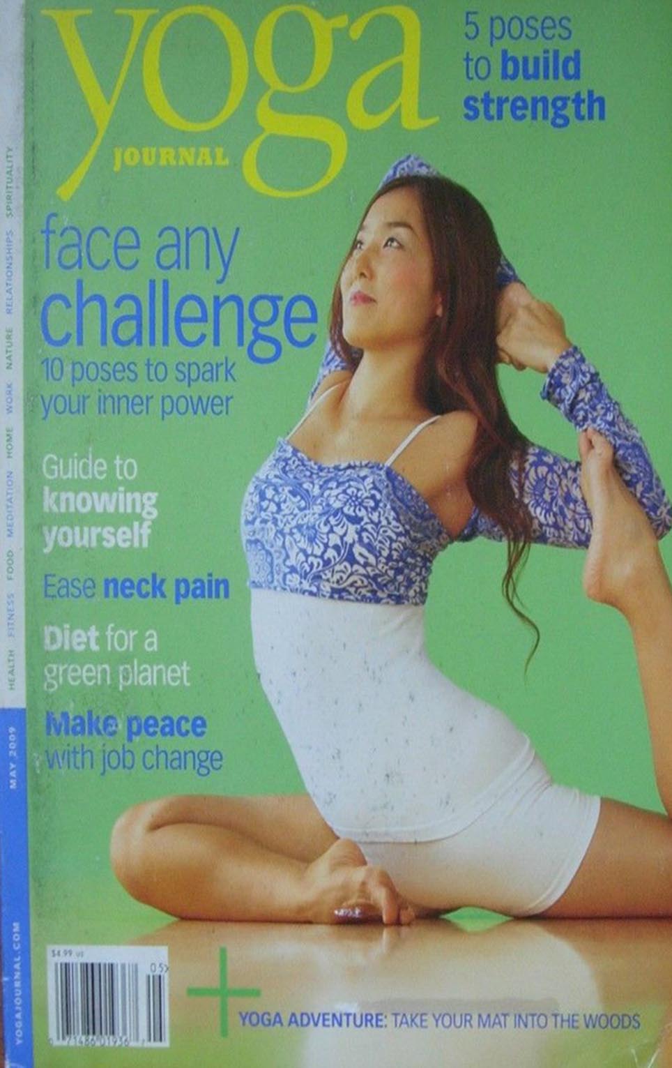 Yoga Journal May 2009 magazine back issue Yoga Journal magizine back copy 
