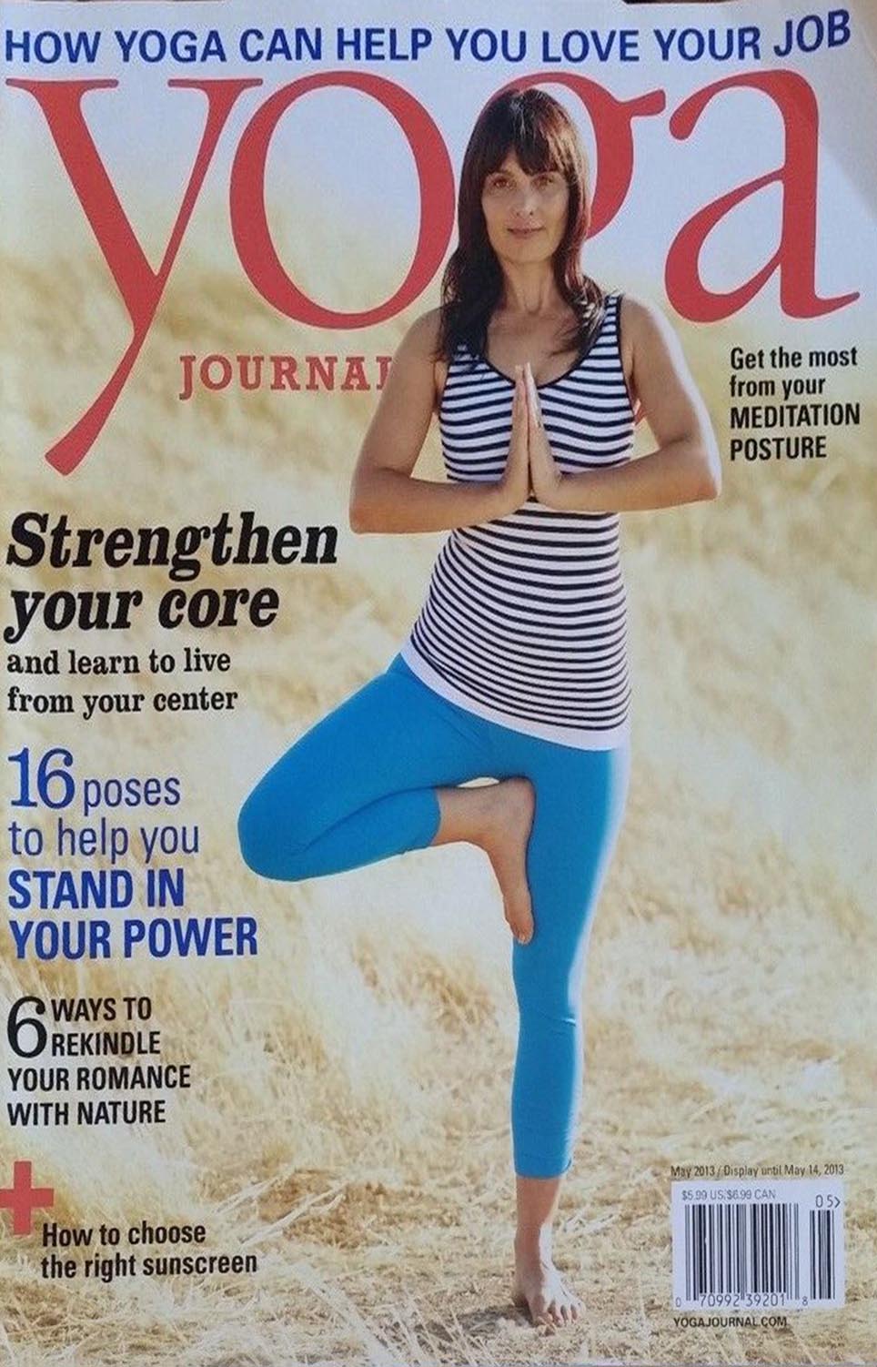 Yoga Journal May 2013 magazine back issue Yoga Journal magizine back copy 
