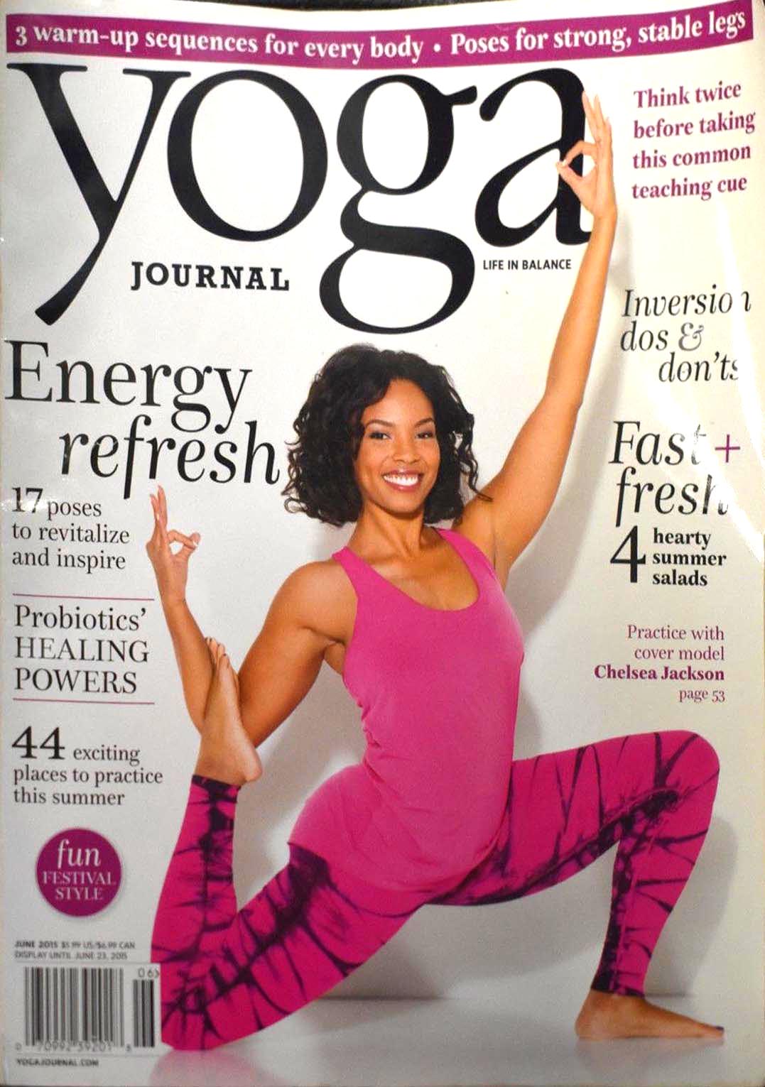 Yoga Journal June 2015 magazine back issue Yoga Journal magizine back copy 