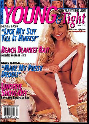 Young & Tight June 1999 magazine back issue Young & Tight magizine back copy 