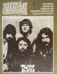 Bob Dylan magazine cover appearance Zig Zag # 14, August 1970