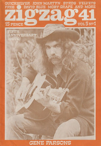 Moby magazine cover appearance Zig Zag # 41, April 1974