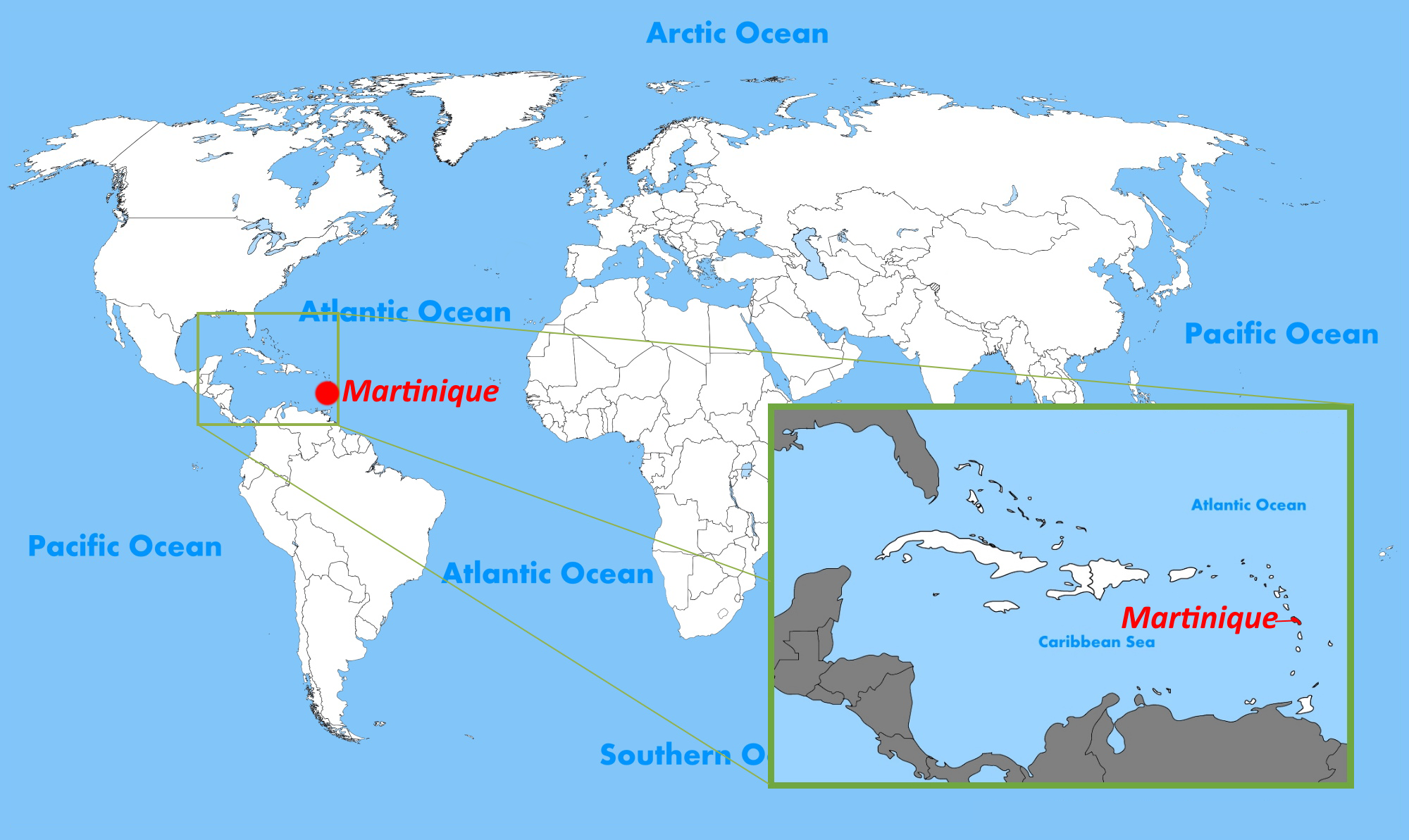 Where Is Martinique On The World Map