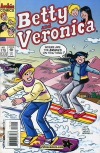 Betty and Veronica # 170, March 2002 magazine back issue cover image