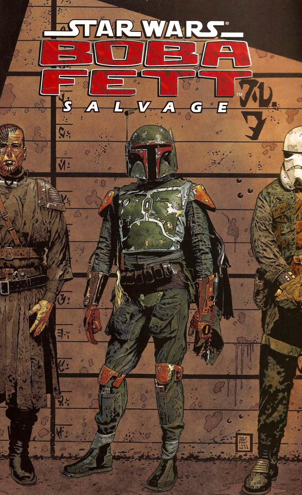 Star Wars Boba Fett Salvage Comic Book Back Issues of Superheroes by A1Comix