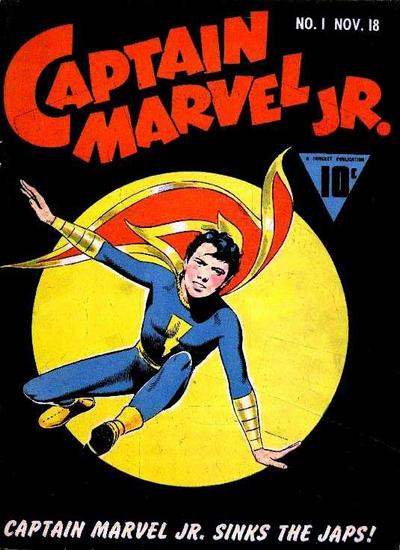 Captain Marvel Jr. Comic Book Back Issues of Superheroes by A1Comix