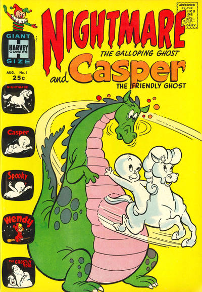 Casper and Nightmare Comic Book Back Issues by A1 Comix