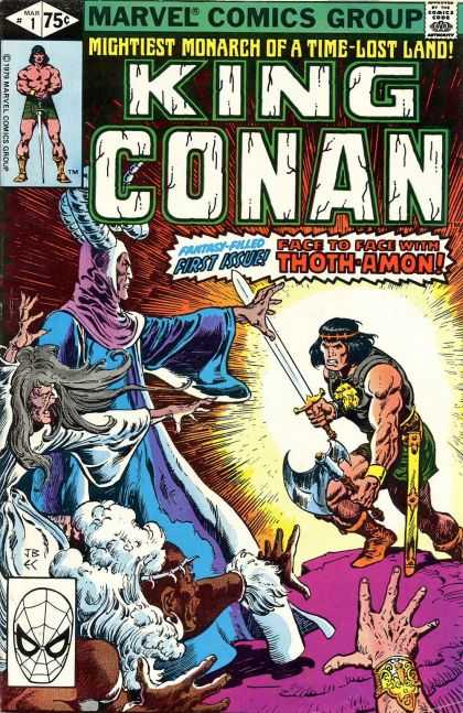 Conan the King Comic Book Back Issues of Superheroes by A1Comix