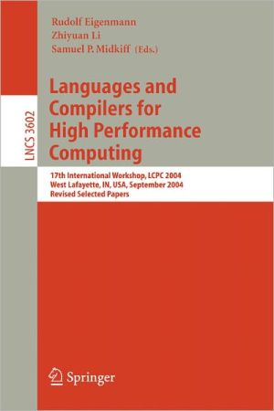 Languages and Compilers for High Performance Computing magazine reviews