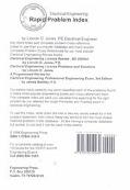 Electrical Engineering Rapid Problem Index magazine reviews