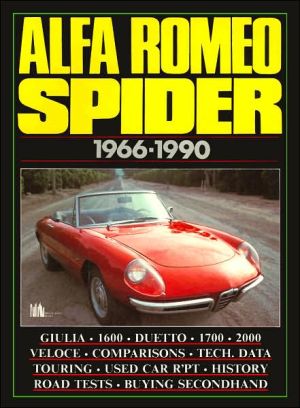 Alfa Romeo Spider 1966-1990 book written by R.M. Clarke