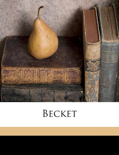 Becket book written by Alfred Lord Tennyson