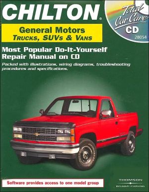 CD-Gm 80-99 Trucks,Suvs and Vans (Total Car Care) book written by CHILTON