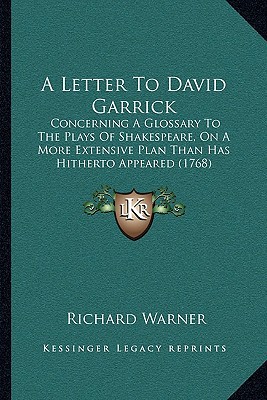 A Letter to David Garrick magazine reviews