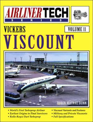 VIckers Viscount book written by Robin MacRae Dunn