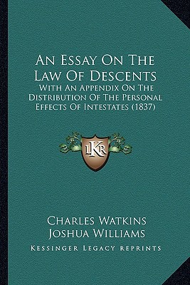 An Essay on the Law of Descents magazine reviews