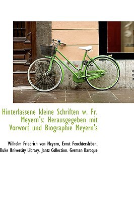 Hinterlassene Kleine Schriften W. Fr. Meyern's magazine reviews