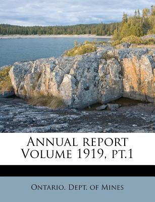 Annual Report Volume 1919, PT.1 magazine reviews