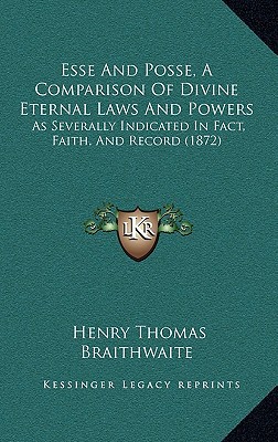 Esse & Posse, a Comparison of Divine Eternal Laws & Powers magazine reviews