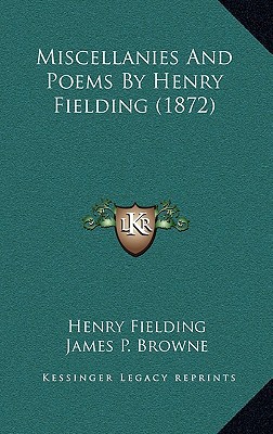 Miscellanies and Poems by Henry Fielding magazine reviews