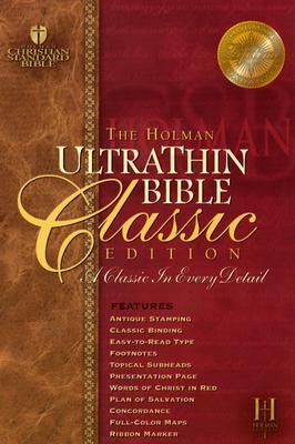 Holman Christian Standard Bible Ultrathin Pecan with Index magazine reviews