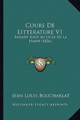 Cours de Litterature V1 magazine reviews