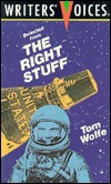 Selected from the Right Stuff written by Thomas Wolfe