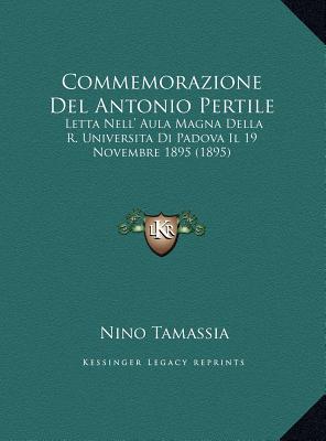 Commemorazione del Antonio Pertile magazine reviews