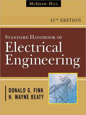Standard Handbook for Electrical Engineers book written by Donald Fink