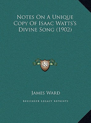 Notes on a Unique Copy of Isaac Watts's Divine Song magazine reviews