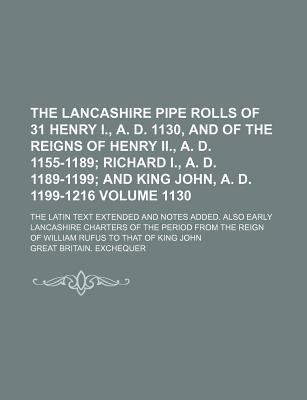 The Lancashire Pipe Rolls of 31 Henry I magazine reviews
