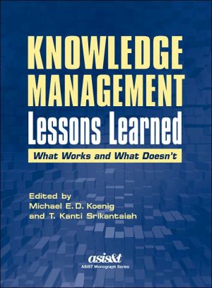 Knowledge Management Lessons Learned magazine reviews