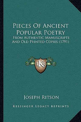 Pieces of Ancient Popular Poetry Pieces of Ancient Popular Poetry magazine reviews