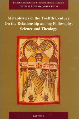 Metaphysics in the Twelfth Century magazine reviews