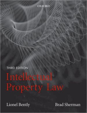 Intellectual Property Law book written by Lionel Bently
