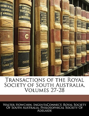 Transactions of the Royal Society of South Australia, Volumes 27-28 magazine reviews