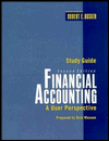 Study Guide to Accompany Financial Accounting A User Perspective, Financial accounting from the perspective of the person who will be using the data. This book shows the accountant how to effectively record, summarize, and report financial information. It discusses accounting in a manufacturing environment and further e, Study Guide to Accompany Financial Accounting A User Perspective