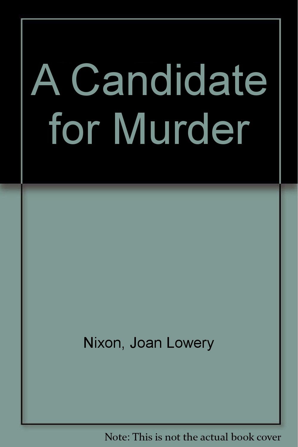 A candidate for murder magazine reviews