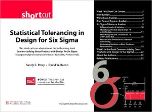 Statistical Tolerancing in Design for Six Sigma (Digital Short Cut) book written by Randy C. Perry