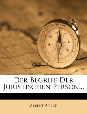 Der Begriff Der Juristischen Person... magazine reviews