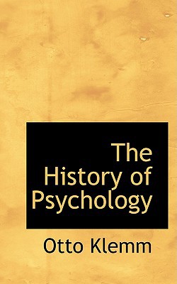 History of Psychology book written by Otto Klemm