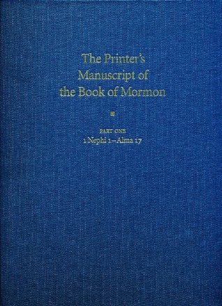 The Printer's Manuscript of the Book of Mormon magazine reviews