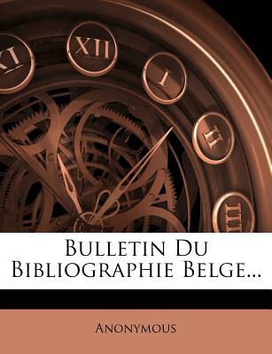 Bulletin Du Bibliographie Belge... magazine reviews